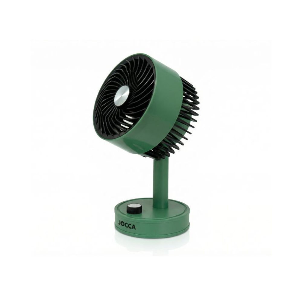 JOCCA Prenosni punjivi stolni ventilator Green slika 2