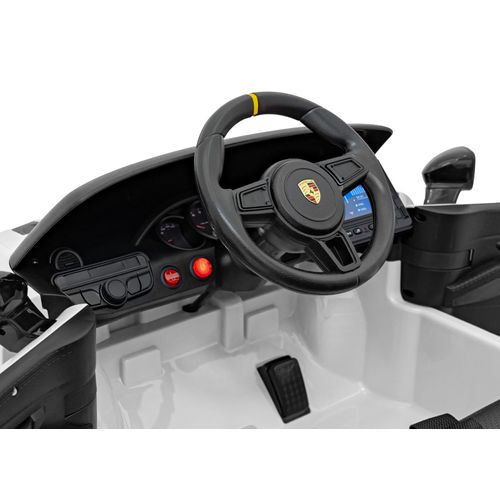 Licencirani auto na akumulator Porsche 718 MP4 - bijeli slika 11