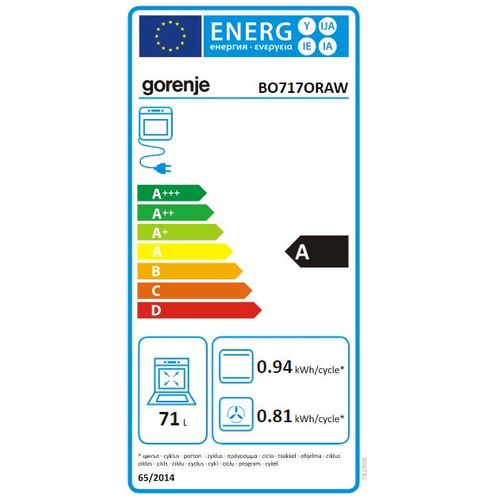 Gorenje ugradbena pećnica BO717ORAW  slika 7