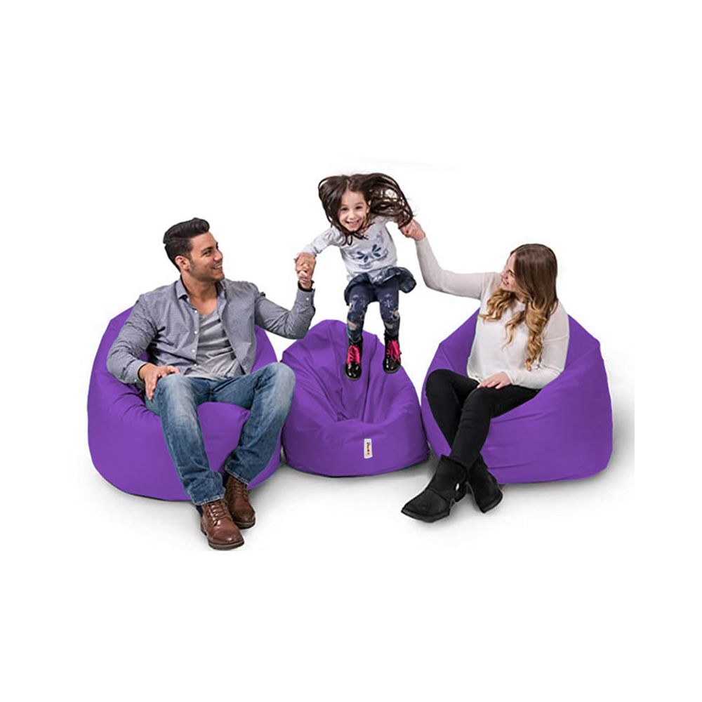 Iyzi 100 Jastučić Pouf - Ljubičasti Vrt Bean Bag slika 5