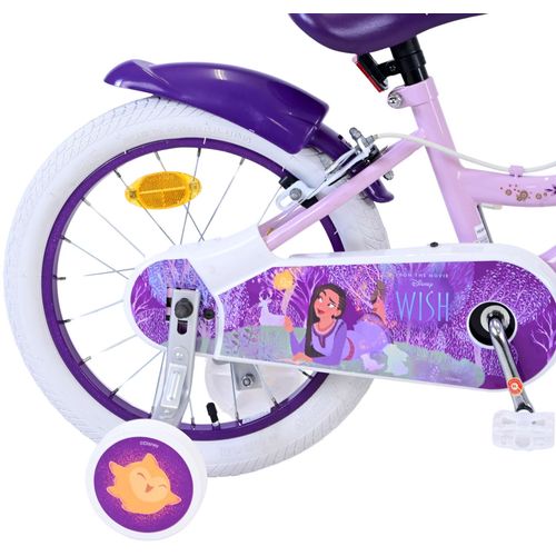 Dječji bicikl Disney Wish 16" s dvije ručne kočnice roza slika 3