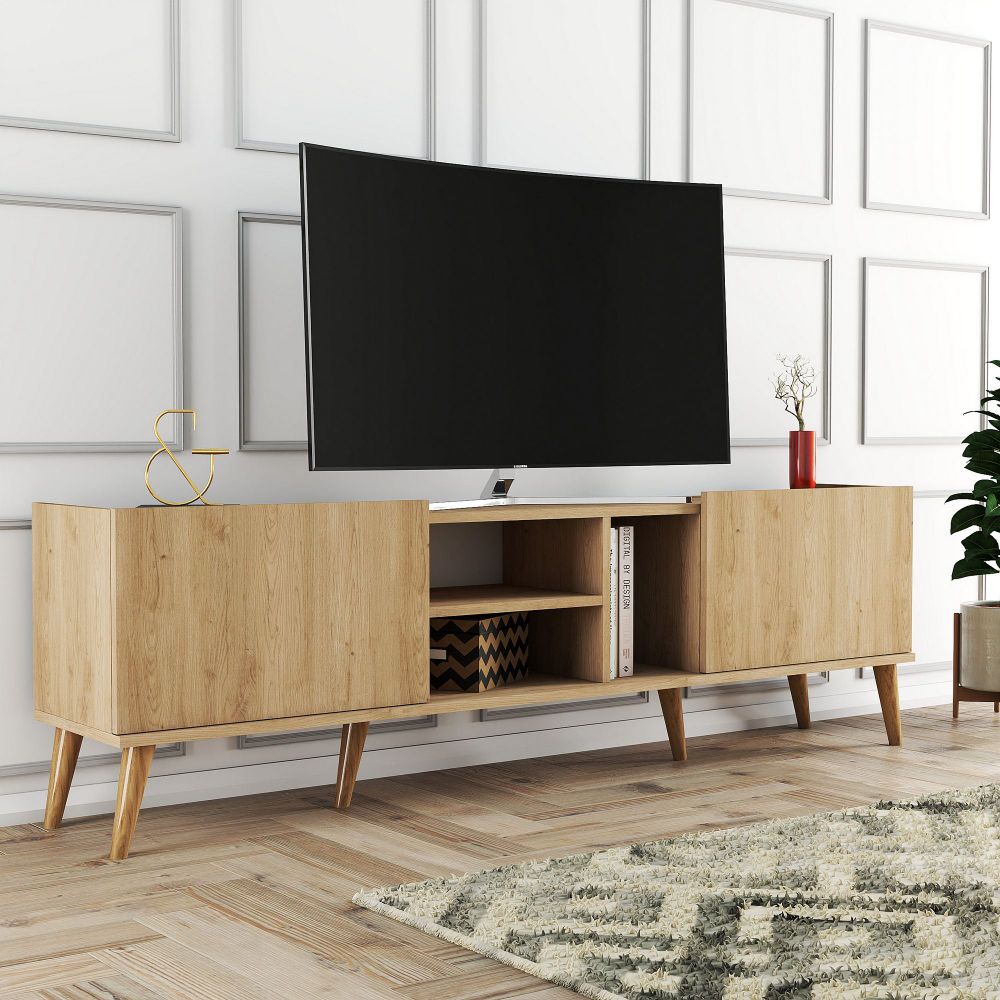 TV Stalak Lotus - 1350 u boji hrasta slika 2