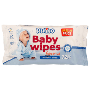 Fresh Pulino vlažne maramice za bebe Sensitive 72kom