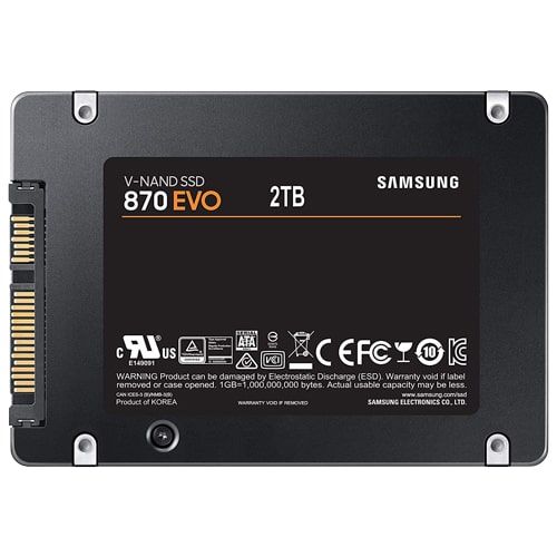 Samsung MZ-77E2T0B/EU 2.5" 2TB SSD, SATA III, 870 EVO, Read up to 560 MB/s, Write up to 530 MB/s slika 4