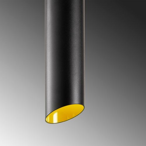 Opviq Visilica SILVIA crno- žuta, metal, promjer 8 cm, visina 114 cm, visina sjenila 28 cm, podesiva visina, duljina kabla 90 cm, E27 40 W, Sivani - MR - 976 slika 5