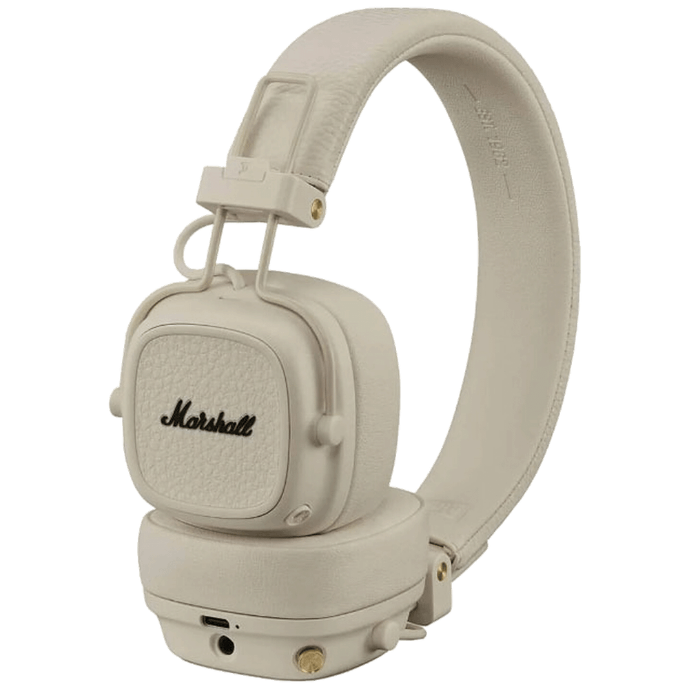 Marshall Slušalice bežične / žične sa mikrofonom Major V - Cream slika 2