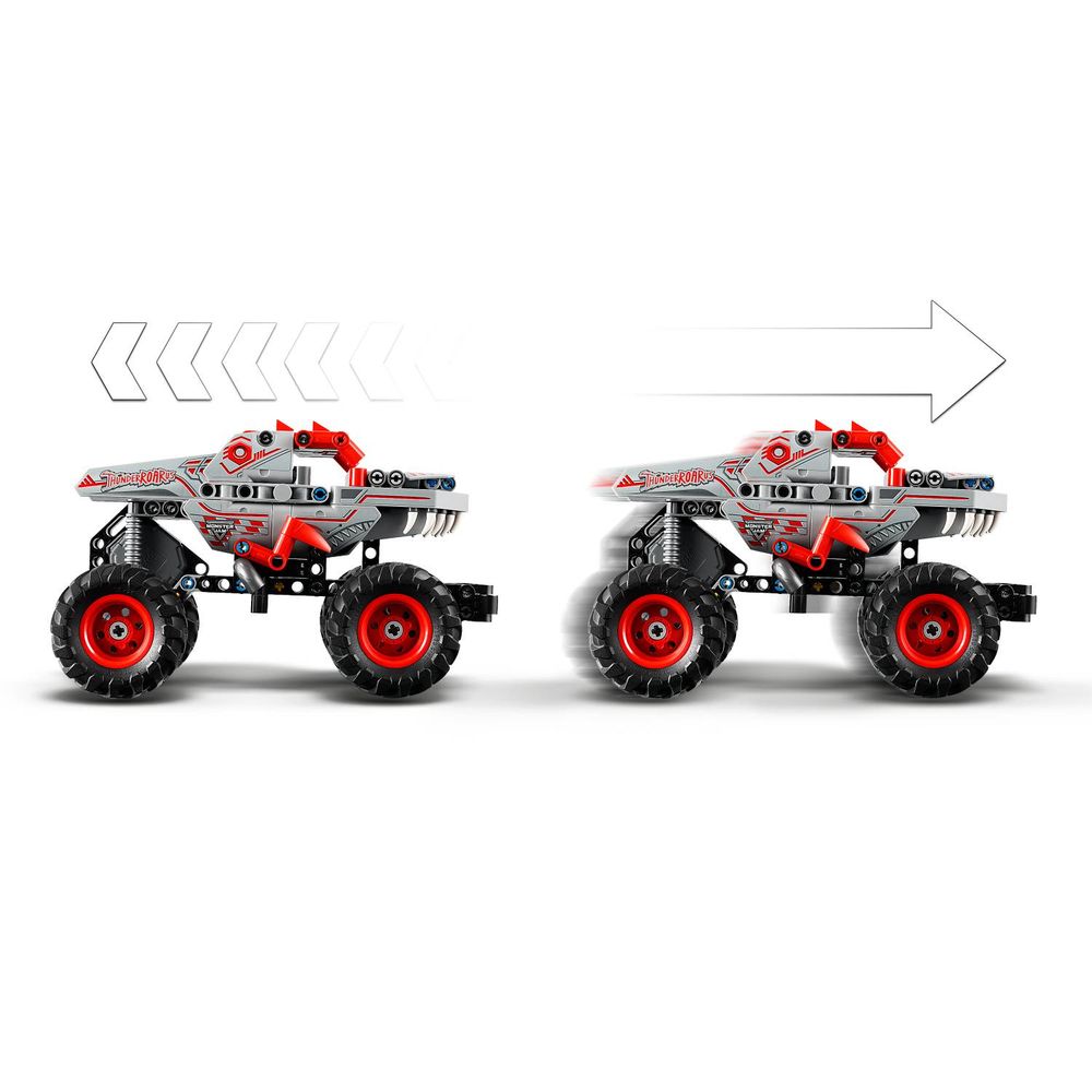 LEGO 42200 Monster Jam™ Thunderroarus™ na povlačenje slika 3