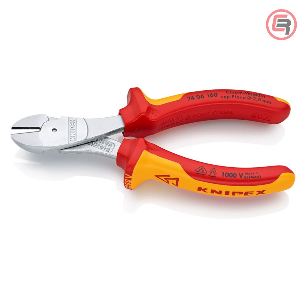 Knipex Kliješta Bočna Sječa – Sječice Ojačana 160mm 1000V – 74 06 160 slika 2