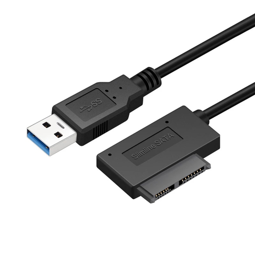 Adapter USB 3.0 na SATA 7+6 13pin za laptop opticki uredjaj slika 1