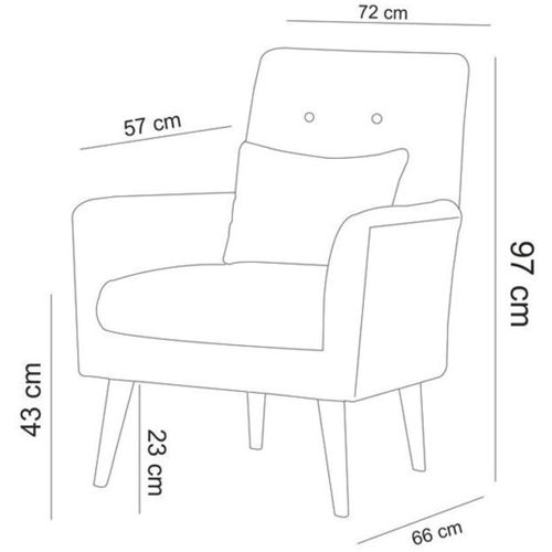 Atelier Del Sofa Zeni-Green Green Wing Chair slika 3