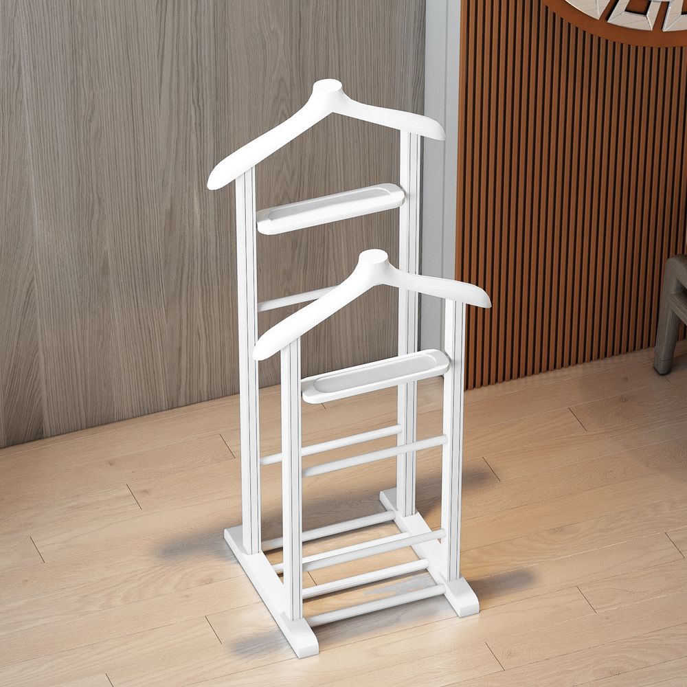 Beta Double - White White Valet Stand slika 2