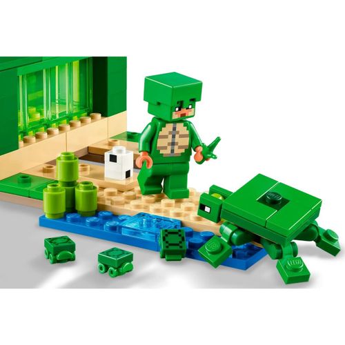 Playset Lego 21254 Minecraft Turtle Beach House slika 6