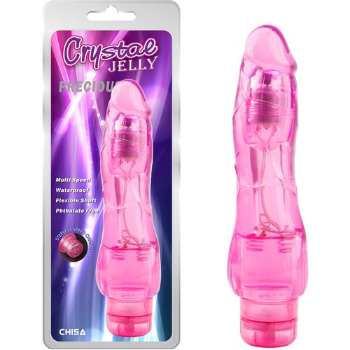 Roze Vibrator 20cm Precious Pink slika 1