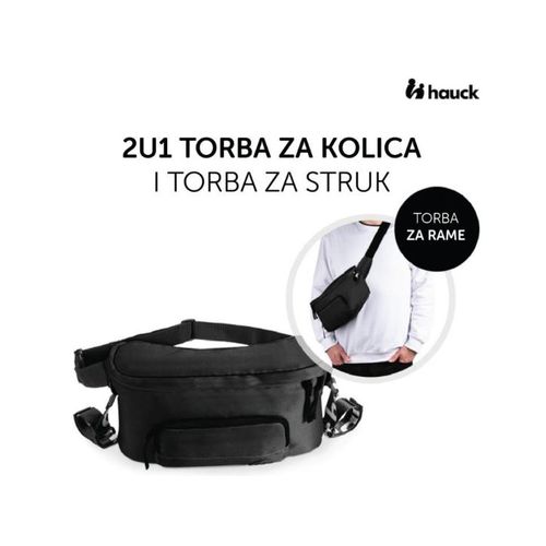 Hauck Torba Za Kolica 2U1, Black slika 2