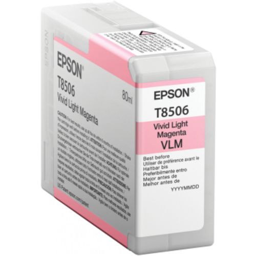 EPSON T85060N UltraChrome HD vivid light magenta 80ml kertridž slika 1