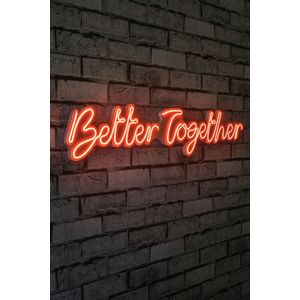 Wallity Ukrasna plastična LED rasvjeta, Better Together - Red