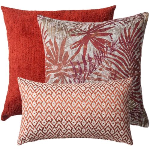 Set ukrasnih jastuka "Gusto & Rio" - crveni slika 1