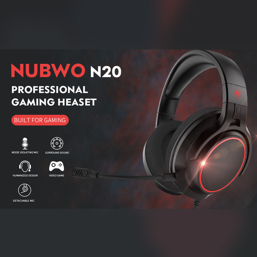 Slusalice Gaming Nubwo N20 3.5mm crne slika 1