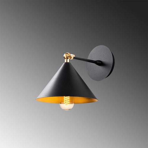 Opviq Zidna lampa BARCESTE BLACK, crna, metal, 19 x 26 cm, visina 20 cm, E27 40 W, Berceste - 185BLACK-A slika 4