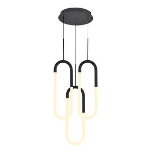 L1828 - Black Black Chandelier