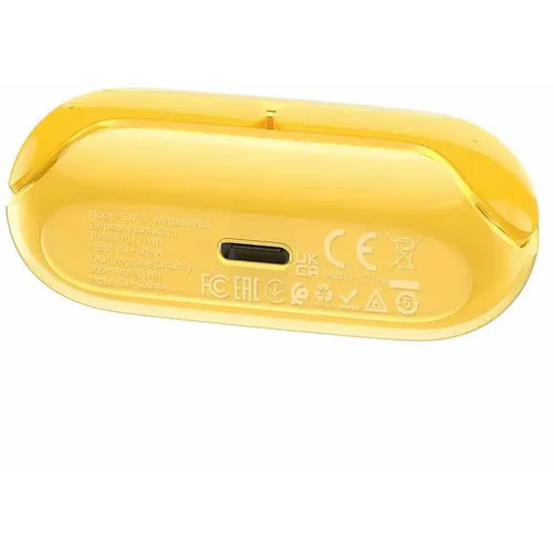 HOCO bežične / bluetooth stereo slušalice TWS Bright true ENC EW39 žute slika 2