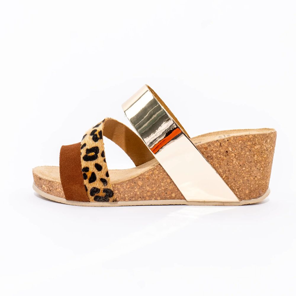 Vesna Anatomske papuče Tricolor, Leopard slika 1