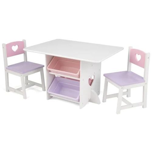 Kid Kraft Set sto i stolice - roze ljubičasti slika 8