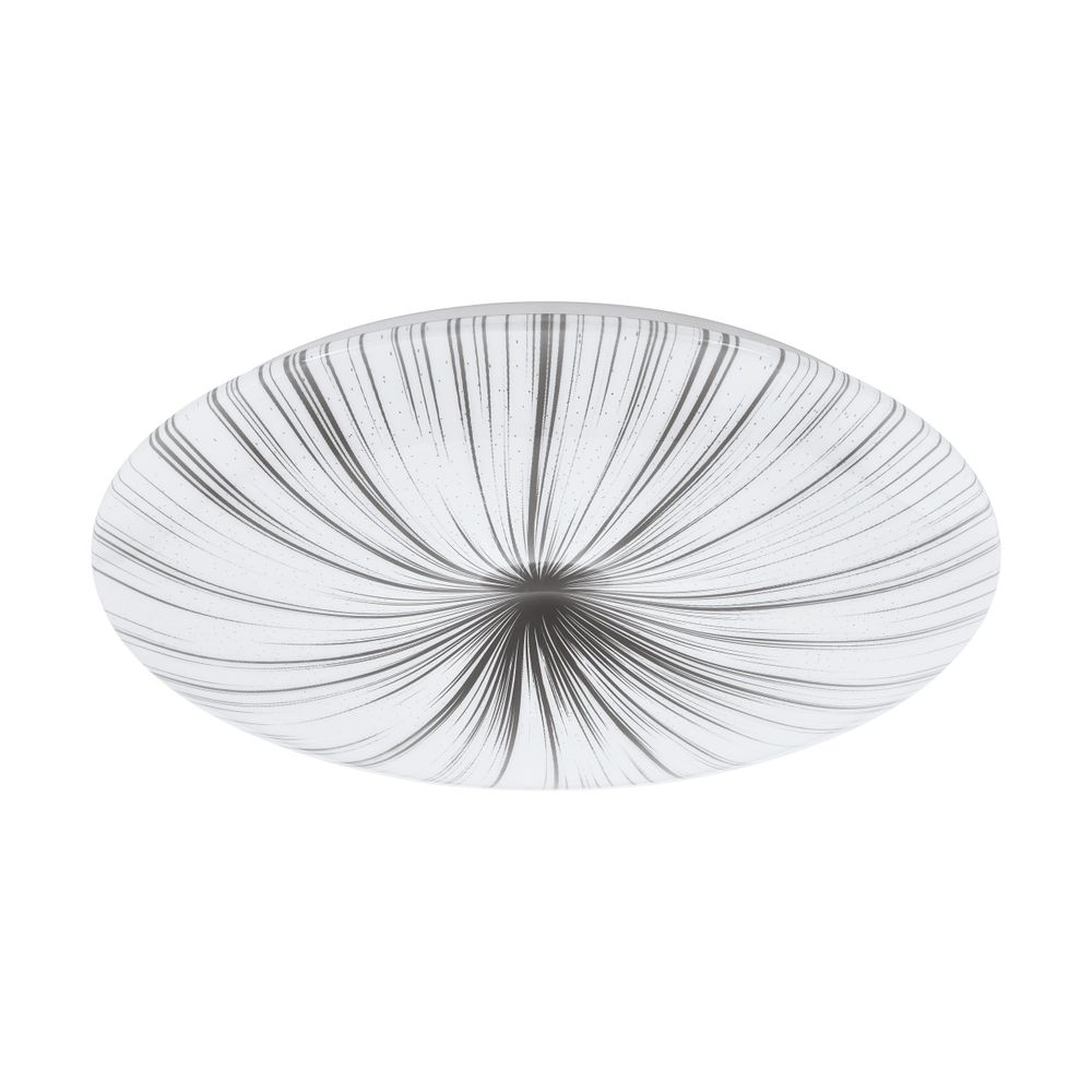 Eglo Nieves Plafonjera LED 33W, 3700lm, Promjer 510mm, Bijela/Srebrna slika 1
