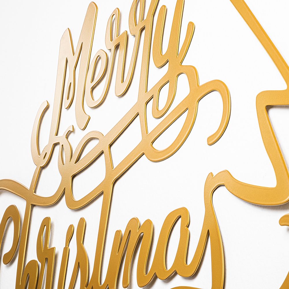 Zidni Ukras XMASGOLD - 008 u Zlatnoj Boji slika 3