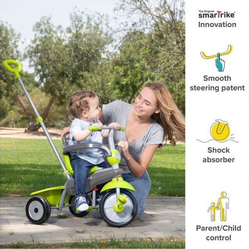 Smart Trike Tricikl Breeze15-36 M Zeleno Sivi slika 4