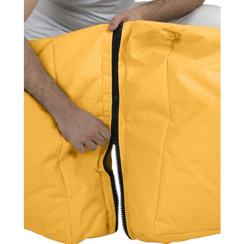 Atelier Del Sofa Vreća za sjedenje, Siesta Sofa Bed Pouf - Yellow slika 4