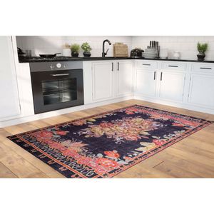 Soul Chenille - Black AL 148  Multicolor Carpet (150 x 230)