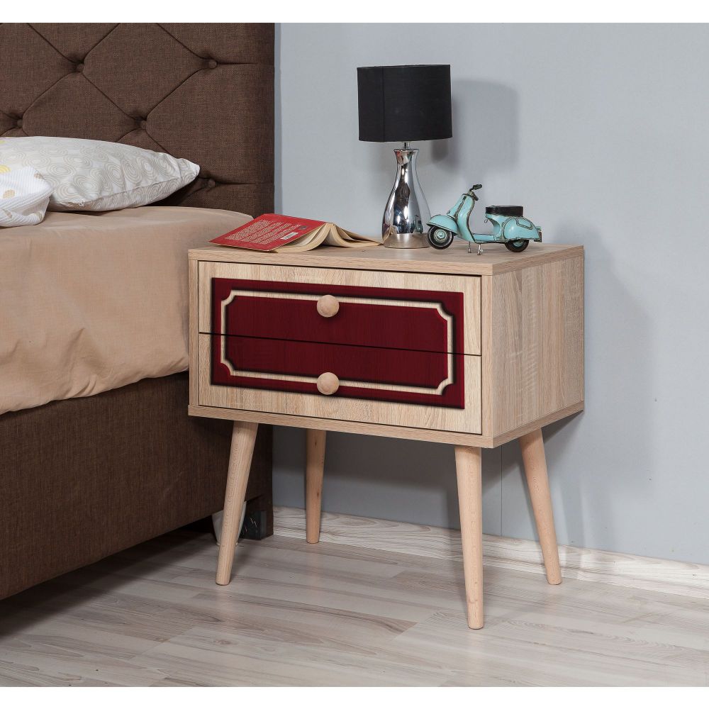 Noćni ormarić Two - 621 Sonoma Oak slika 1