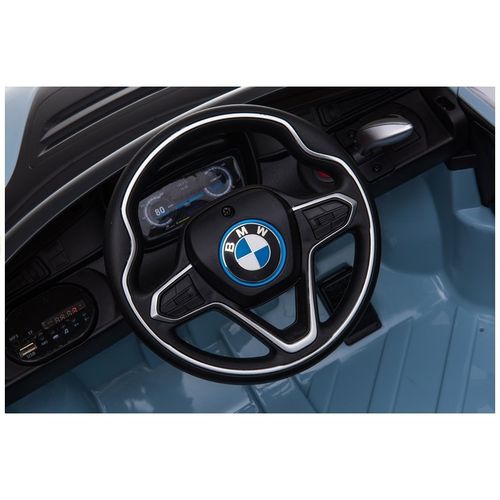 Licencirani auto na akumulator BMW i8 - svijetlo plavi slika 11