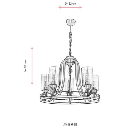 Luster Antiquation AV-1597-5E slika 6