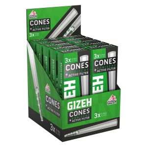 GIZEH Cones KS Conical Tubes Active Carbon Filter