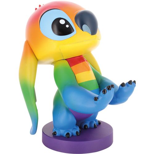 Disney Stitch Rainbow figure clamping bracket Cable guy 20cm slika 5