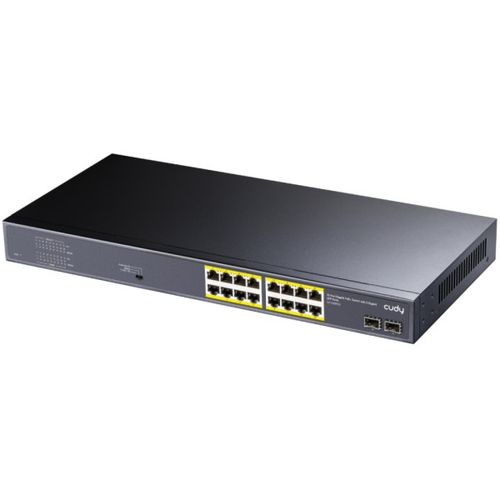 Cudy GS1020PS2 * 16-Port Gigabit PoE+ Switch with 2 Gigabit SFP ports 200W (12999) slika 2