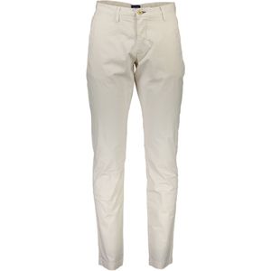 GANT BEIGE MEN'S TROUSERS