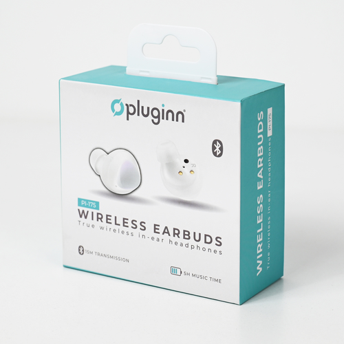 Bluetooth slusalice Pluginn Earbuds PI-175 bele slika 5