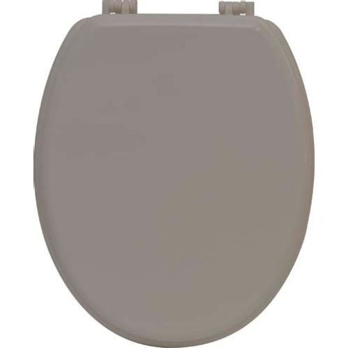 TENDANCE WC DASKA MDF SA PLASTIČNIM OKOVIMA 37,5X46CM MDF SIVO SMEĐA 4101165 slika 1