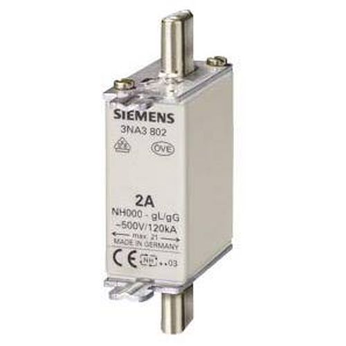 Siemens 3NA38368 uložak osigurača     Veličina osigurača = 0  160 A  400 V 1 St. slika 2