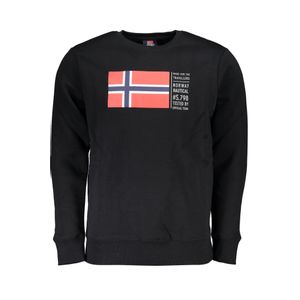 NORWAY 1963 BLACK MEN'S ZIPLESS SWEATSHIRT