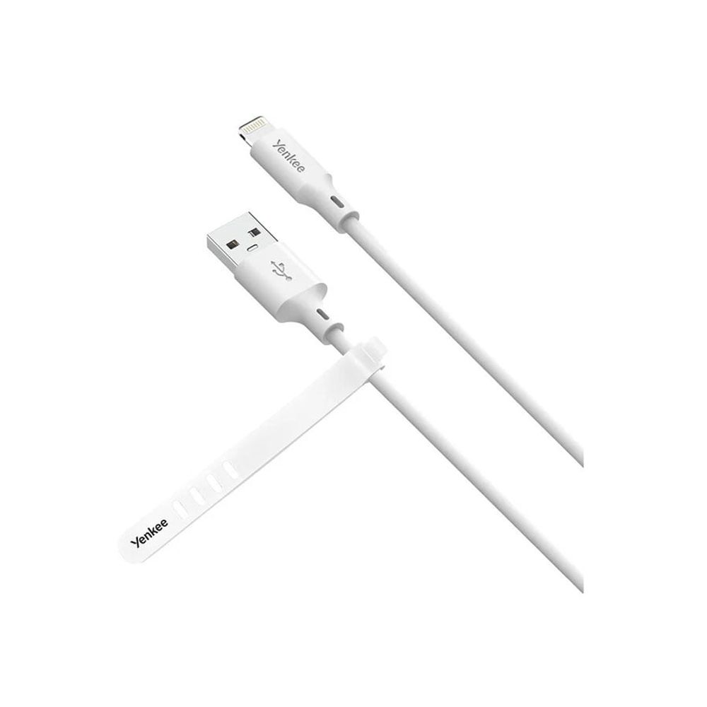 Yenkee USB kabal YCU 615 WH SILIC MFi - USB A /1,5m slika 1