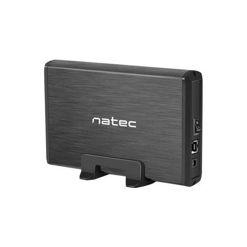 Natec NKZ-0448 RHINO, HDD External Enclosure 3.5",  SATA III, USB3.0, Aluminium, Black slika 2