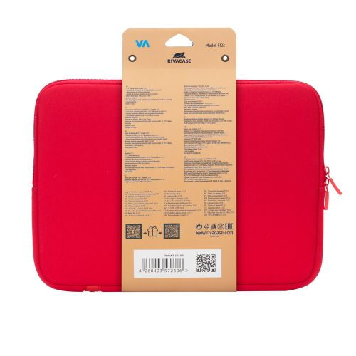 Torba RivaCase 13.3" Antishock 5123 Red MacBook 13 sleeve slika 5