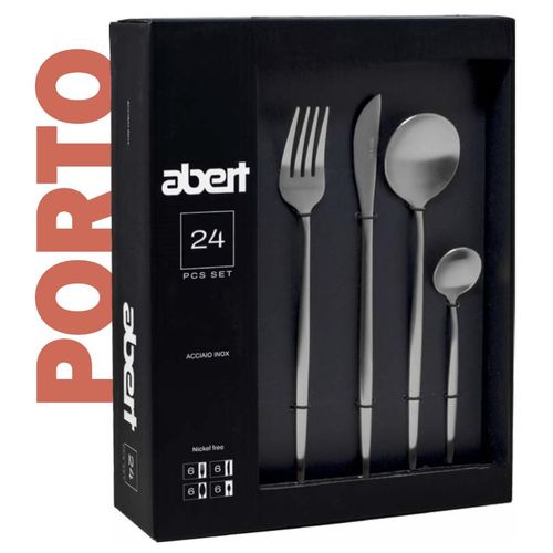 Abert Porto set 24/1 - Inox slika 1