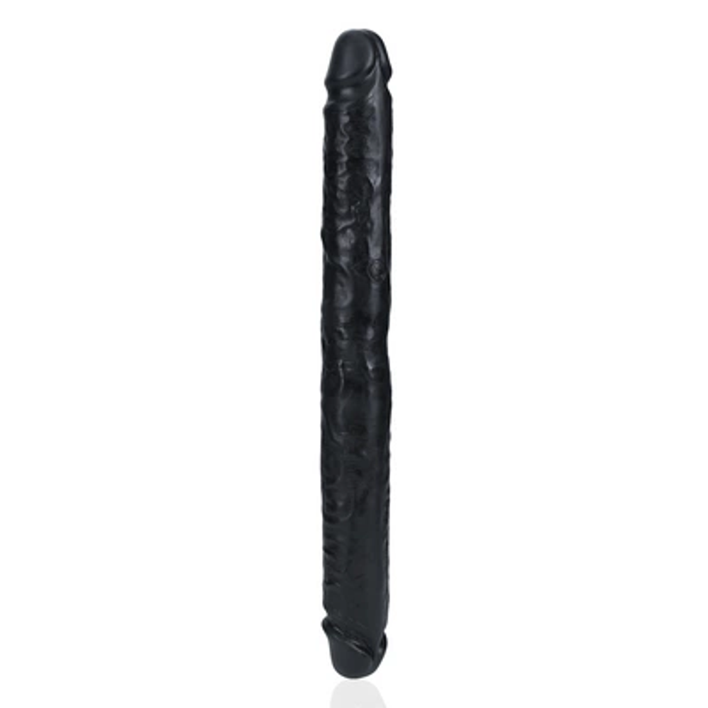 RealRock by Shots Slim Double Ended Dong 14 / 35,6 cm - crna slika 1