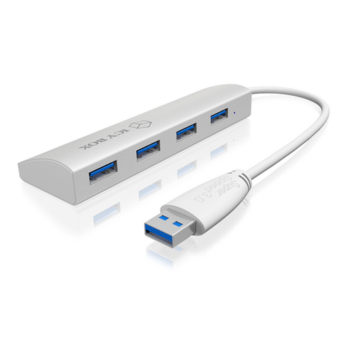 Icybox 4-portni USB 3.0 ekspanzijski hub od aluminija slika 1