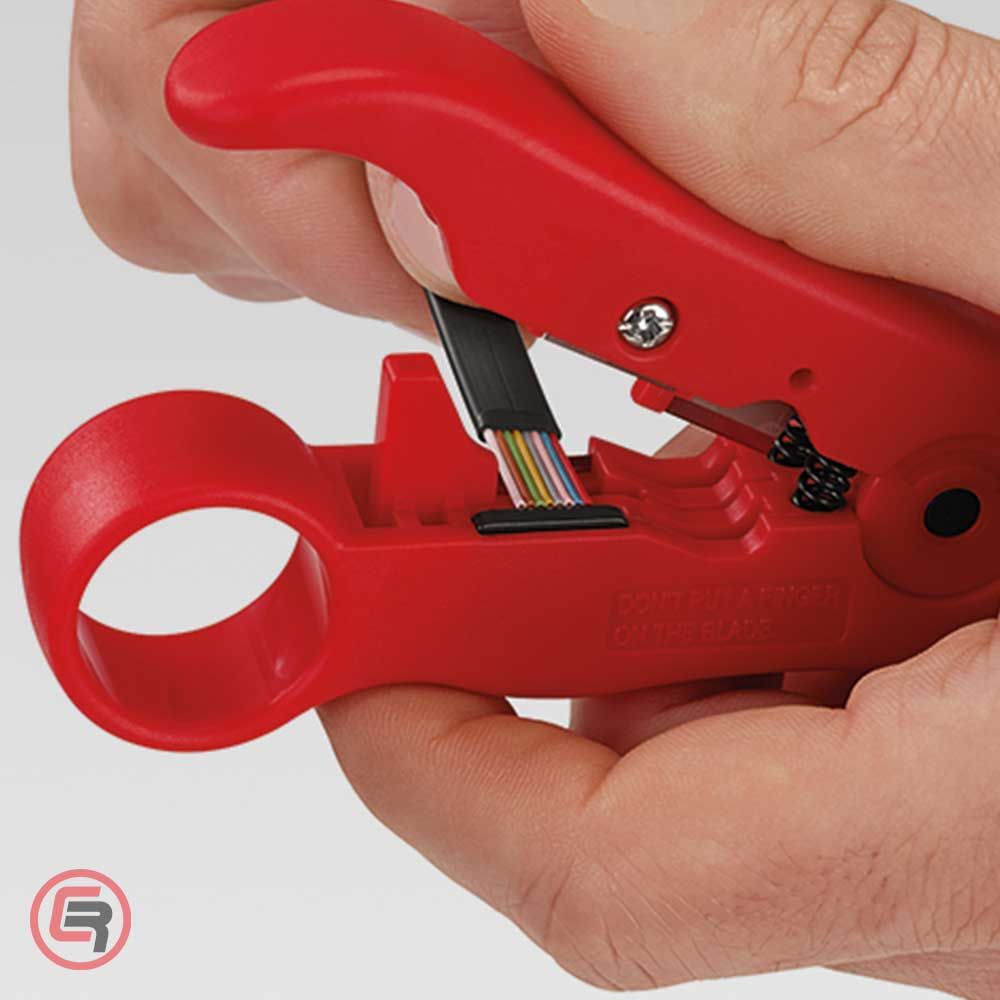 Knipex Skidač Izolacije Sa Koaksijalnog i Data Kabla RG59, RG6, RG7, RG11 - 16 60 06 SB slika 4